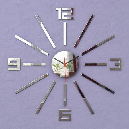 Imagem de Relógio Parede Espelho Moderno 35cm de diâmetro