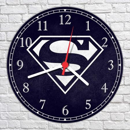 Imagem de Relógio Parede Superman Super Heróis Geek Decoração Quartz