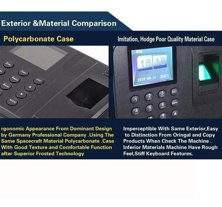Imagem de Relógio Ponto Biométrico Impressão Digital Eletronico