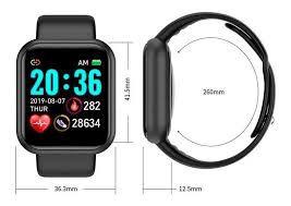 Imagem de Relógio Pulseira Inteligente wD20 FITPRO SmartWatch -Monitor Cardíaco Pressão Arterial