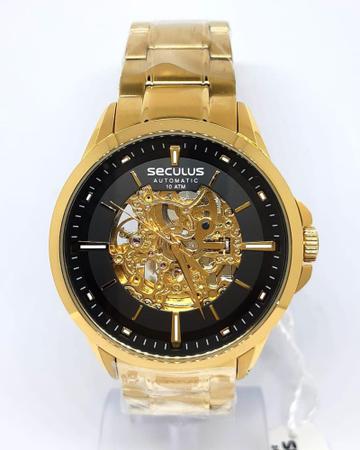 Imagem de Relógio Seculus Automático Masculino Dourado 20552GPSVDA1