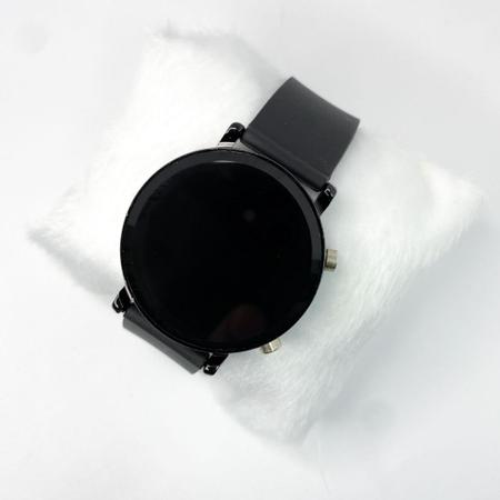 Imagem de Relógio silicone feminino LED digital redondo básico