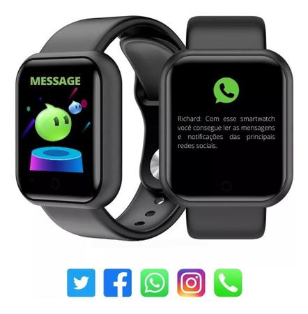 Relógio Digital Masculino D20 + Fone De Ouvido Sem Fio - 01Smart -  Smartwatch e Acessórios - Magazine Luiza