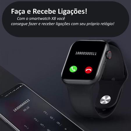 Relógio Smart Digital X8 Original Masculino/Feminino compatível apple watch  44mm - 01SMART - Smartwatch e Acessórios - Magazine Luiza