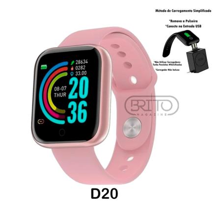 Relógio Digital Masculino D20 + Fone De Ouvido Sem Fio - 01Smart -  Smartwatch e Acessórios - Magazine Luiza