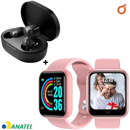 Smartwatch D20/y68 Sistema Android e Ios, Aplicativo + Pulseira - Smart  Watch - Smartwatch e Acessórios - Magazine Luiza