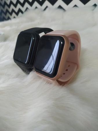 Relógio Smart watch Monitoramento Cardíaco, Conta Passos, Versão X8 2.0  Faces Mickey e Minnie IOS, Android