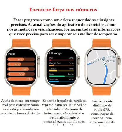 Relogio Smartwatch Serie 8 W68 + Ultra 49mm Original com Garantia