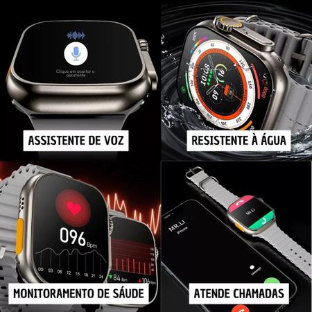 Relogio Smartwatch Serie 8 W68 + Ultra 49mm Original com Garantia