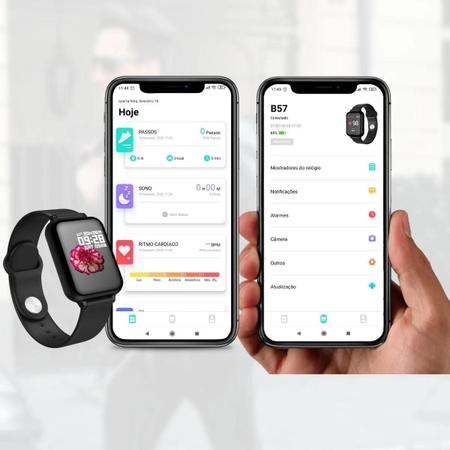 Encontre Relógio Smartwatch B57 Hero Band 3 Recebe Msg Whats C/ Monitor  Cardíaco - 01Esporte - Artigos Esportivos
