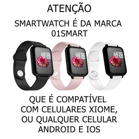 Smart Watch B57 Relógio Inteligente App Hero Band - Rosa - HeroBand -  Smartwatch e Acessórios - Magazine Luiza