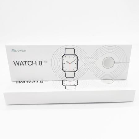 Imagem de Relógio Smartwatch Bluetooth 8Pro Microwear Detecção da frequência cardíaca