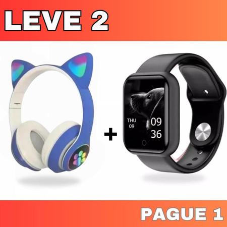 Relógio Digital Masculino D20 + Fone De Ouvido Sem Fio - 01Smart -  Smartwatch e Acessórios - Magazine Luiza