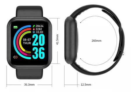 Relógio Smartwatch D20 Fit Pro Feminino Masculino C/ Whatsapp - 01Smart -  Smartwatch e Acessórios - Magazine Luiza