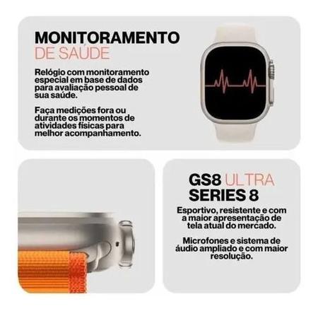 Smartwatch Estilo Apple Watch Series 8 45mm Logo da Maçã - Fortal Smart  Watch - Aproveite as Ofertas