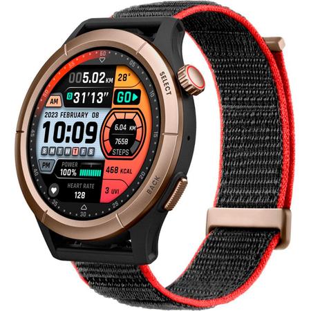 Relogio Smartwatch Esportivo CheetahPro com Gps Rota Musica 5atm PROA2292 Smartwatch e Acessorios Magazine Luiza