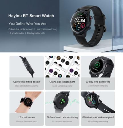 Como configurar relógio smartwatch Haylou LS05S LS05 RT App Haylou