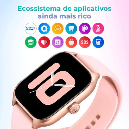 Relogio Smartwatch Inteligente Amazfit GTS 4 Original Tela 1.75 GPS Integrado Versao Global A1914 a Pronta Entrega Smartwatch e Acessorios Magazine Luiza