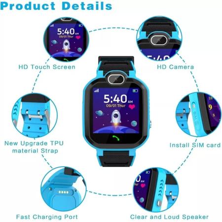 Smartwatch Infantil Com Rastreador e Jogos Educativos – CASA REALE