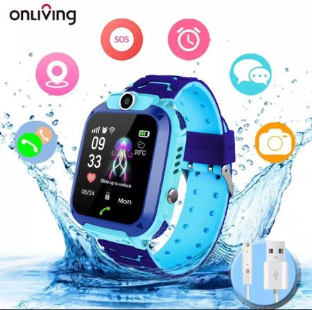 Smartwatch para estudantes, relógio para smartphone infantil, aplicativos  multifuncionais, proporção de resolução de 240 x 240, Internet para  atividades ao ar livre para escola para crianças