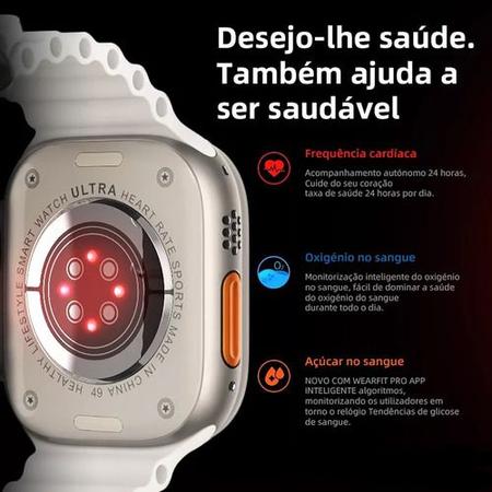 Smartwatch Relógio Digital S8 Pro Para Android E Ios - E_IDEIAS ONLINE