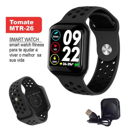 Relógio Smartwatch Inteligente MTR-26 - Tomate Eletrônicos - Atacadista de  produtos eletrônicos