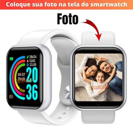 Rel gio Smartwatch Ultra Compat vel celular foto na tela