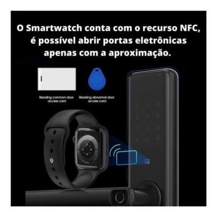 Imagem de Relogio Smartwatch W28 Pro Série 8 Notificaçoes Redes Sociais Watch 8 Original + Acessórios C/NF