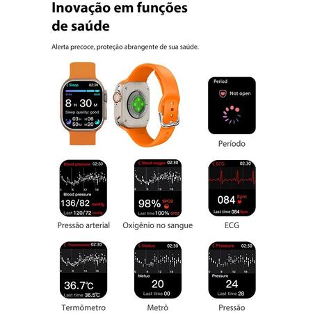 Smartwatch W69 Ultra Series 9 49mm 1Gb de memória Original + Nf - Mike -  Smartwatch e Acessórios - Magazine Luiza