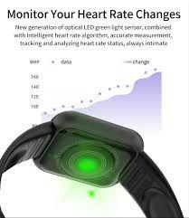 Imagem de Relógio Smartwatch wD20 Pulseira Inteligente Monitor Cardíaco Pressão Arterial cor: Preto D
