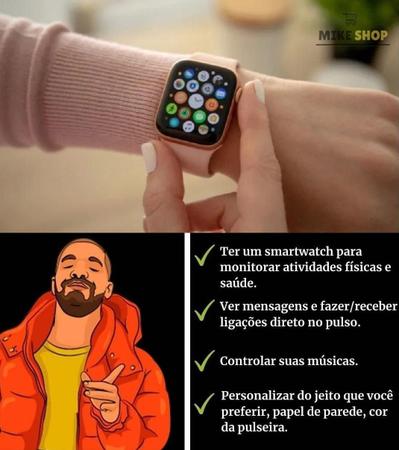 Relogio Smartwatch X9 Max Para Ios Android Preto - Mike - Smartwatch e  Acessórios - Magazine Luiza