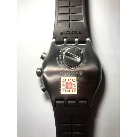 Rel gio Swatch Duo Brown YVS450 Rel gio Masculino Magazine Luiza
