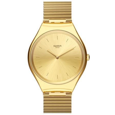 relogios swatch dourados