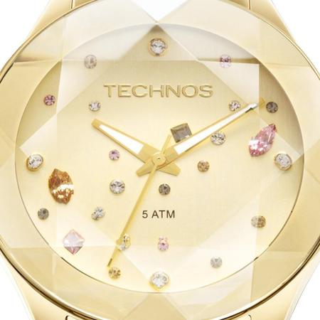 Imagem de Relógio Technos Feminino Dourado Crystal 2039ATDTM/4X