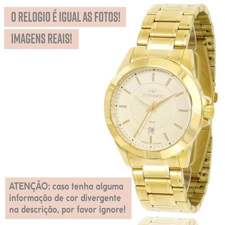 Imagem de Relógio Technos Feminino Dourado Prova d'água com 1 ano de garantia Original