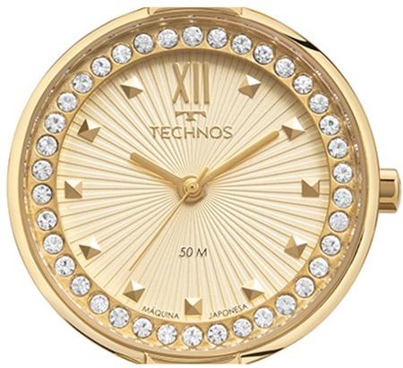 Imagem de Relógio Technos Feminino Elos Elegance Dourado Cravejado 2035MXS/1D