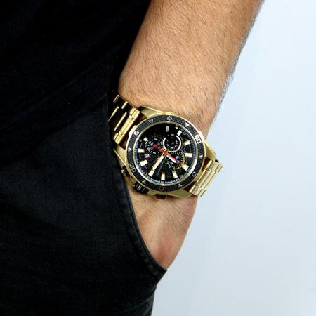 Imagem de Relógio Technos Masculino Ts Carbon Dourado JS15FT/T1P