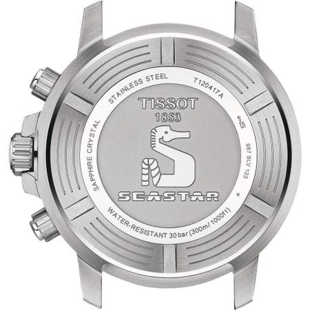 Rel gio Tissot Seastar Chronograph T120.417.11.041.02 Caixa