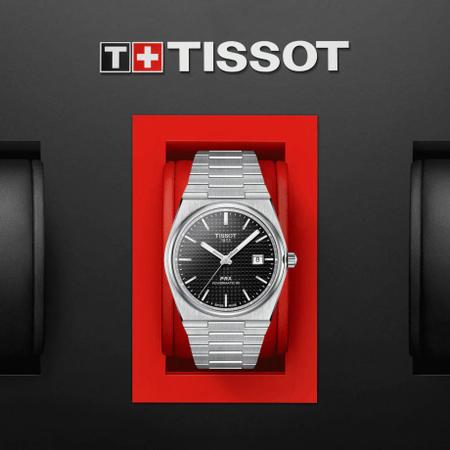 Rel gio Tissot T1374071105100 Powermatic 80 Vidro Safira Rel gio