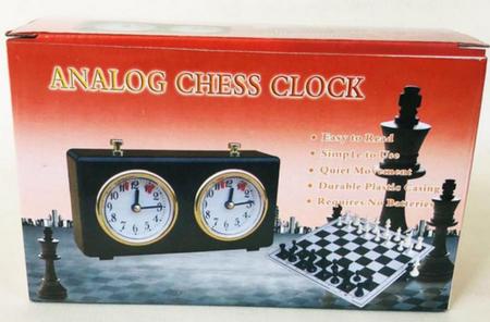 Relógio Xadrez Digital Chess Clock Preto