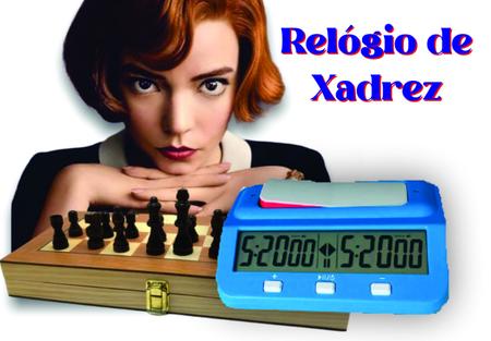 Relógio Xadrez Digital Azul - Chess Clock - Relógio de Pulso - Magazine  Luiza