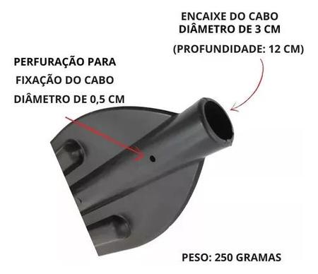 Imagem de Remo Plástico Pá Para Caiaque Lanchas Barcos Combo 04 Peças