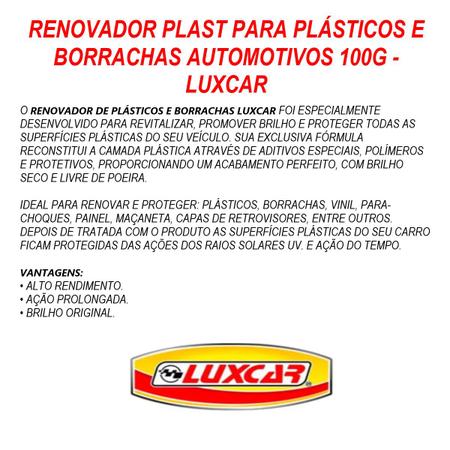 Imagem de RENOVADOR DE PLASTICOS E BORRACHAS LUXCAR 100g