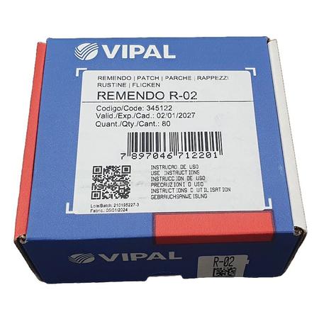 Reparo Camara Ar Bicicleta Moto Vipal Estrela R-02 Diâmetro 50mm c/80 Unidades Imagem de Reparo Camara Ar Bicicleta Moto Vipal Estrela R-02 Diâmetro 50mm c/80 Unidades
