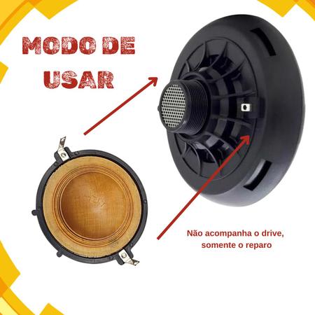 Imagem de Reparo Selenium Driver D-200 Qst-20 Rs08 8 Ohms - 100% Cobre