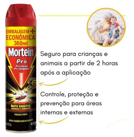 Imagem de Repelente Mata Baratas Pulgas e Escorpião Mortein Pro 360ml