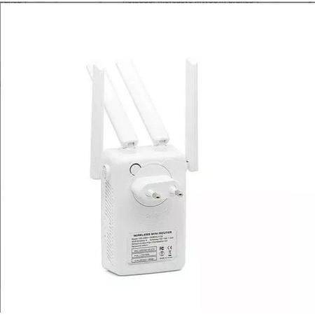 Imagem de Repetidor 4 Antenas Sem Fio Wi-Fi Extensor Wps YWIP-Q4 Exbom Anatel