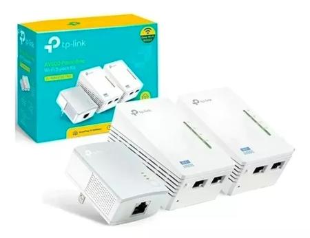 Repetidor Wi fi Pela Rede El trica Tp link Av600 Wpa4220 Cor