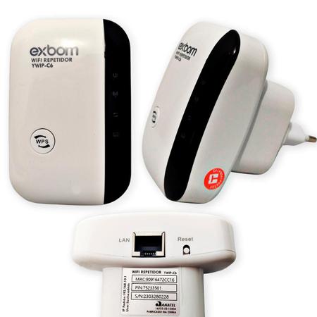 Imagem de Repetidor Wifi Sinal Wireless Amplificador Extensor Potente