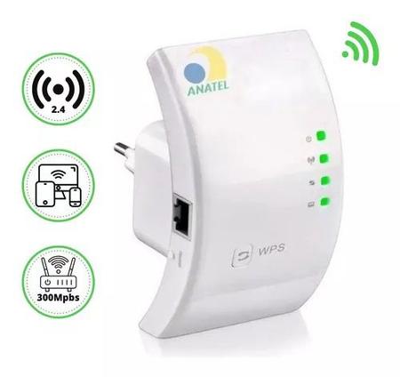 Replicador Wifi Sinal Wireless Amplificador Extensor Potente Cor